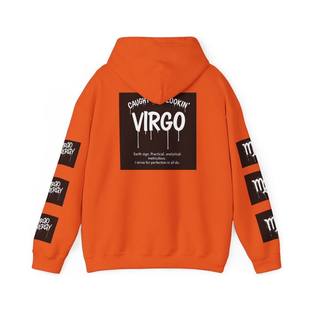Image of Virgo Zodiac Hoodie – "All Eyes on Virgo" Astrological Sweatshirt