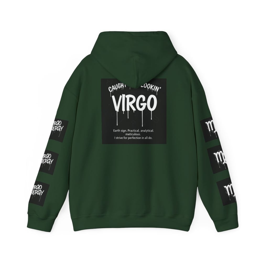 Image of Virgo Zodiac Hoodie – "All Eyes on Virgo" Astrological Sweatshirt