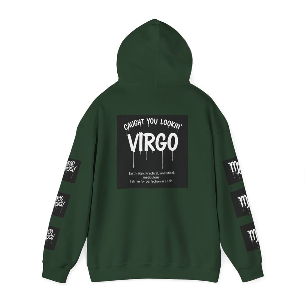 Image of Virgo Zodiac Hoodie – "All Eyes on Virgo" Astrological Sweatshirt