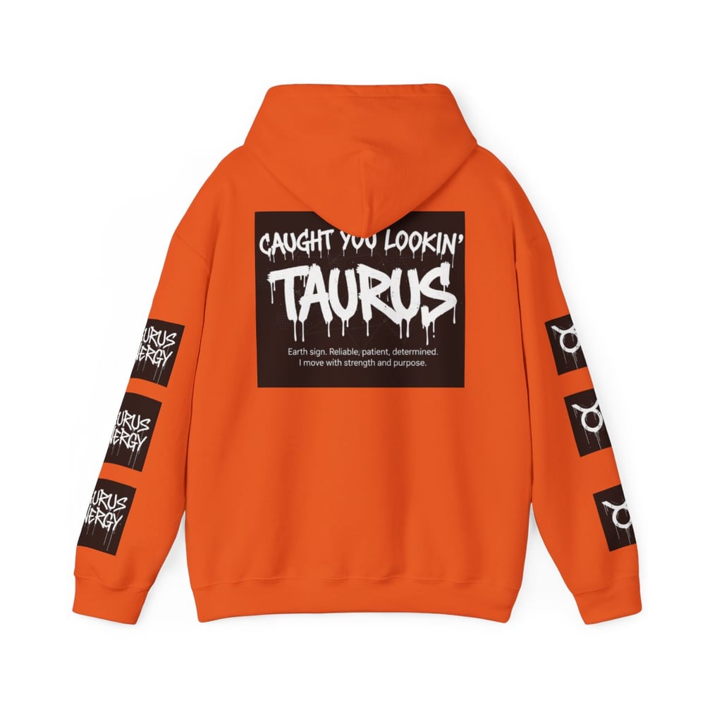Image of Taurus Zodiac Hoodie — "All Eyes On Taurus" Graphic Hooded Sweatshirt