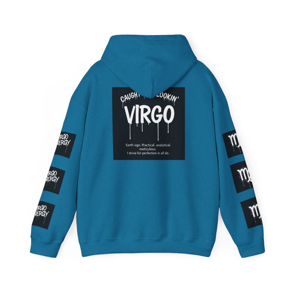 Image of Virgo Zodiac Hoodie – "All Eyes on Virgo" Astrological Sweatshirt