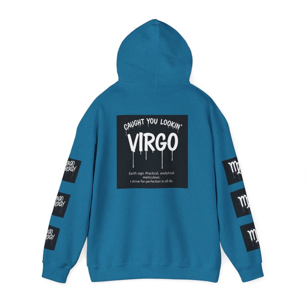 Image of Virgo Zodiac Hoodie – "All Eyes on Virgo" Astrological Sweatshirt