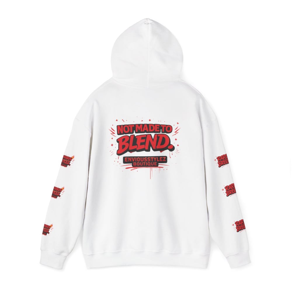 Image of Built Rare On Purpose Hoodie — “Not Made to Blend” Graphic Streetwear