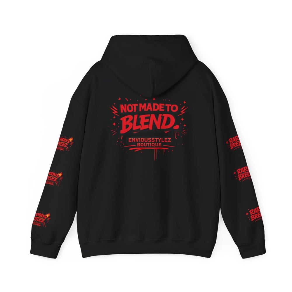 Image of Built Rare On Purpose Hoodie — “Not Made to Blend” Graphic Streetwear
