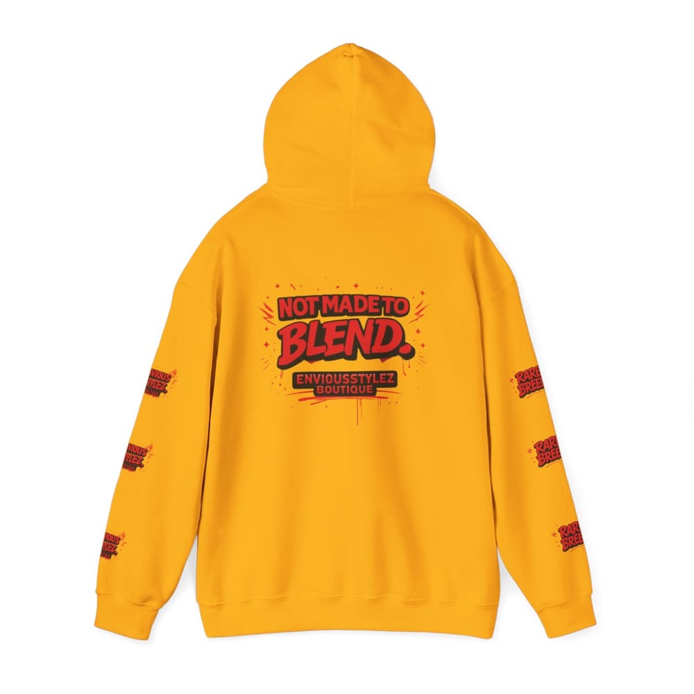 Image of Built Rare On Purpose Hoodie — “Not Made to Blend” Graphic Streetwear