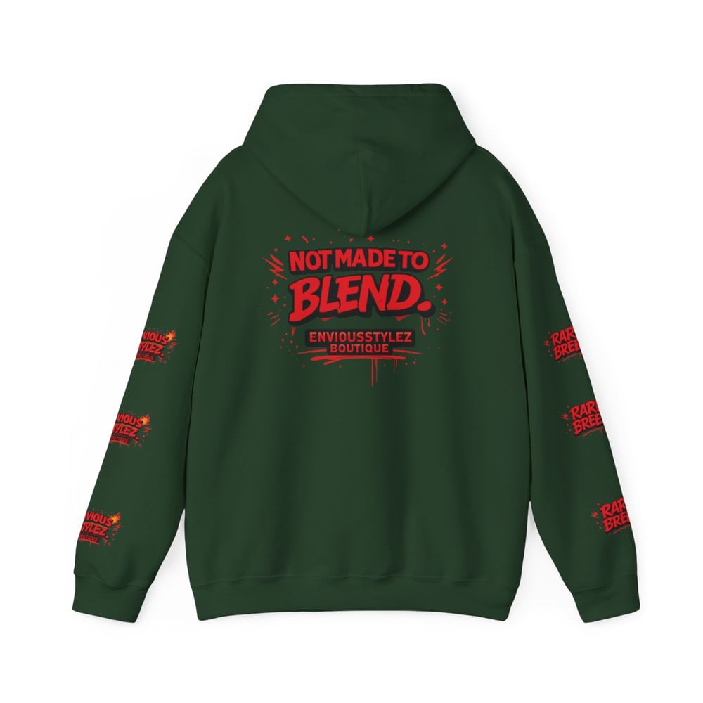 Image of Built Rare On Purpose Hoodie — “Not Made to Blend” Graphic Streetwear
