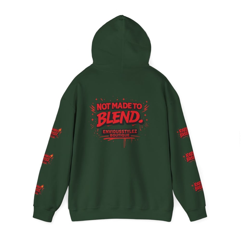 Image of Built Rare On Purpose Hoodie — “Not Made to Blend” Graphic Streetwear