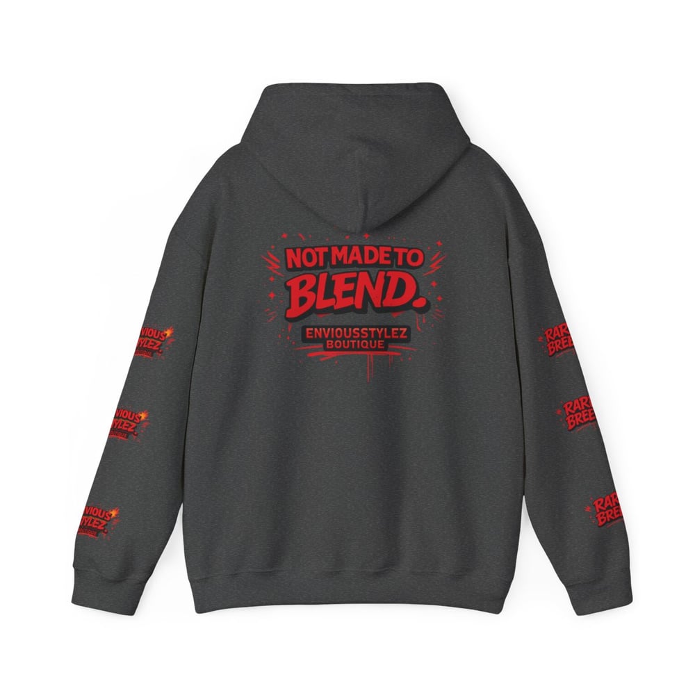Image of Built Rare On Purpose Hoodie — “Not Made to Blend” Graphic Streetwear