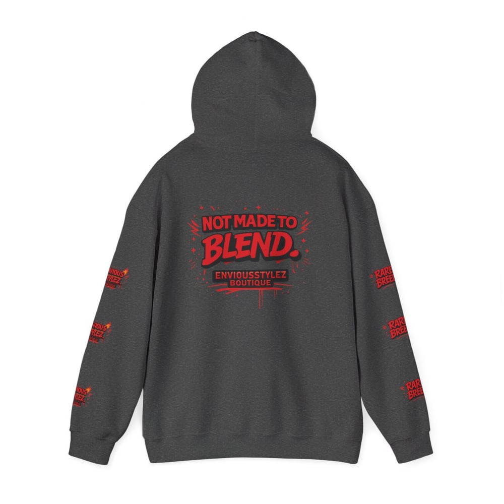 Image of Built Rare On Purpose Hoodie — “Not Made to Blend” Graphic Streetwear