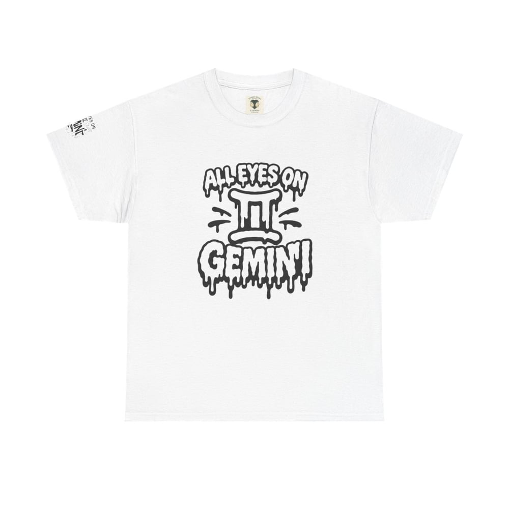 Image of Gemini Zodiac T-Shirt — "All Eyes on Gemini" / "Caught You Lookin' Gemini" Astrologer Tee