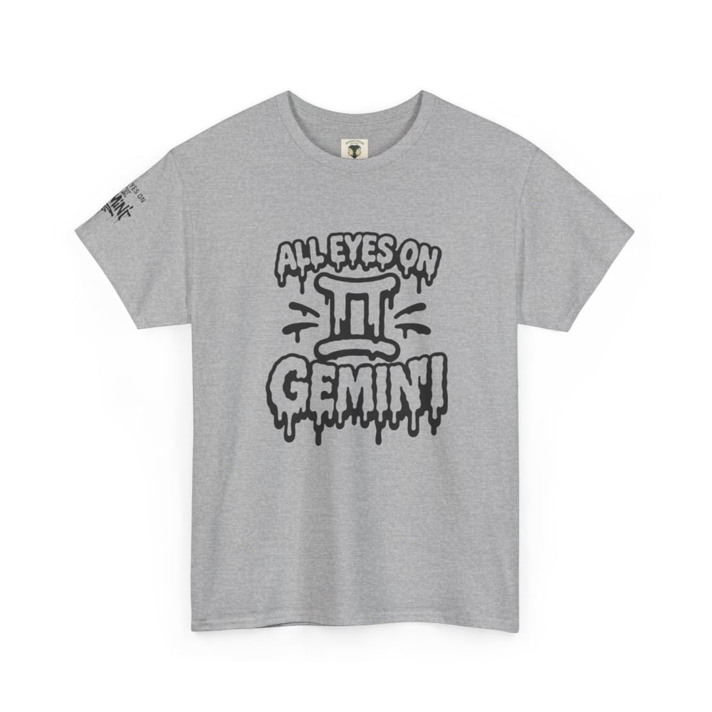 Image of Gemini Zodiac T-Shirt — "All Eyes on Gemini" / "Caught You Lookin' Gemini" Astrologer Tee