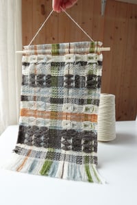 Image 3 of WOVEN WALL HANGING ‘SPRING MOUNTAINS’ NO.2