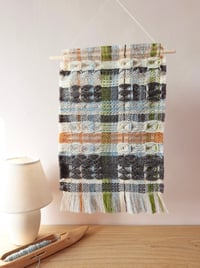 Image 1 of WOVEN WALL HANGING ‘SPRING MOUNTAINS’ NO.2