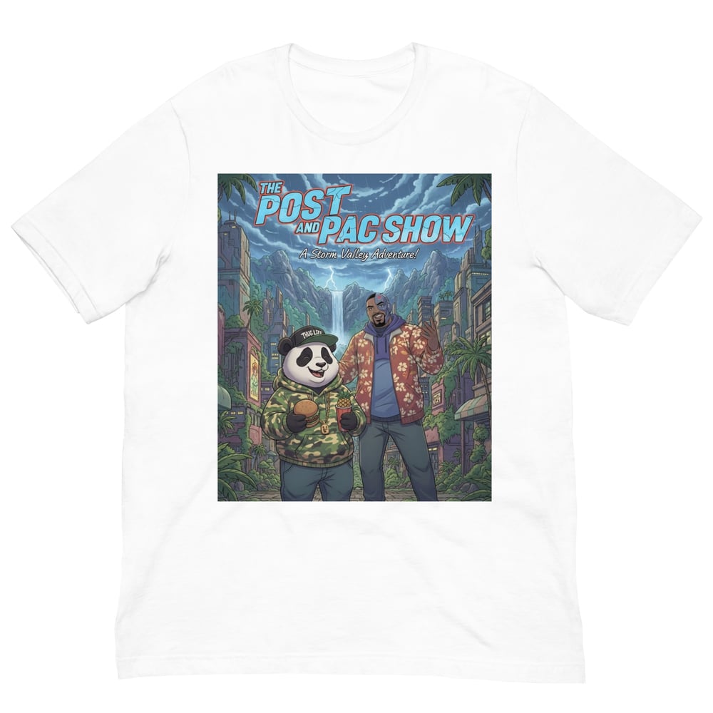 Image of Post and Pac Show White T shirt