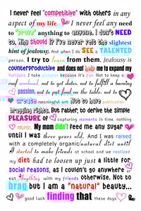 Image 2 of Competitive Poem Print