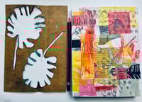 Image 1 of Print. Collage. Paint on 13/06/26 at Clevedon Craft Centre