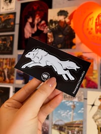 Image 2 of White Wolf Vinyl Sticker