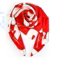 Image 3 of Pandemonia Lips Silk Scarf - 90 x 90 cm