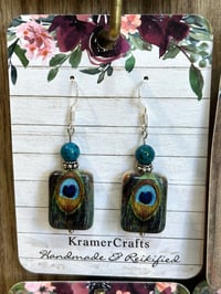 Peacocks Rock! Earrings