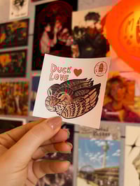 Image 2 of Duck Love Vinyl Stickers - Girls