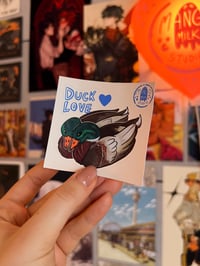 Image 2 of Duck Love Vinyl Sticker - Boys