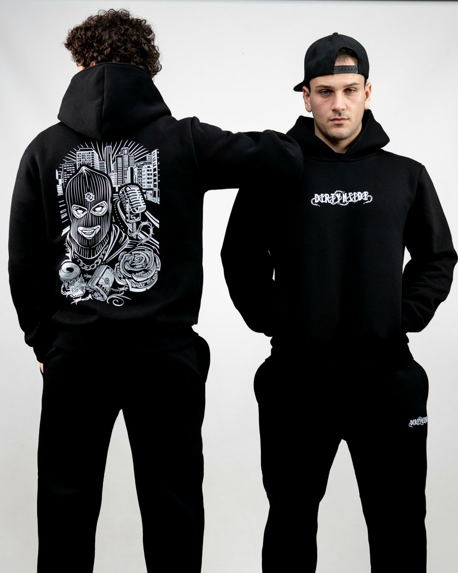 Image of HOODIE BLACK "MALA SUERTE"