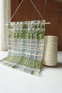 Image 1 of WOVEN WALL HANGING ‘SPRING MOUNTAINS’ NO.4