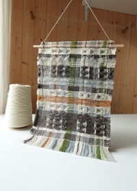 Image 1 of WOVEN WALL HANGING ‘SPRING MOUNTAINS’ NO.6