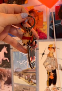 Image 3 of Mae Double Wooden Keychain | Night in the Woods