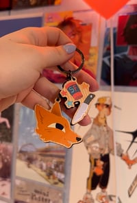 Image 1 of Gregg Double Wooden Keychain | Night in the Woods