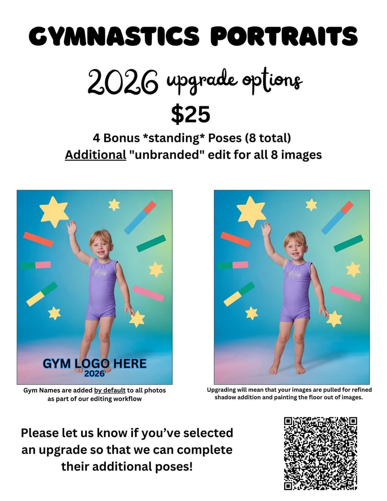 Image of Gymnastics Portraits Upgrade