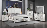 Image 1 of UNi-B078 / KING OR QUEEN BED FRAME SET