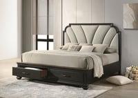 Image 2 of UNi-B080 / KING OR QUEEN BED FRAME SET