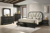 Image 1 of UNi-B080 / KING OR QUEEN BED FRAME SET
