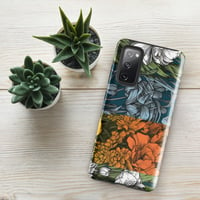 Image 10 of Art Nouveau Inspired Colorful Quartet Boho Hippie Floral Sketch Tough case for Samsung®