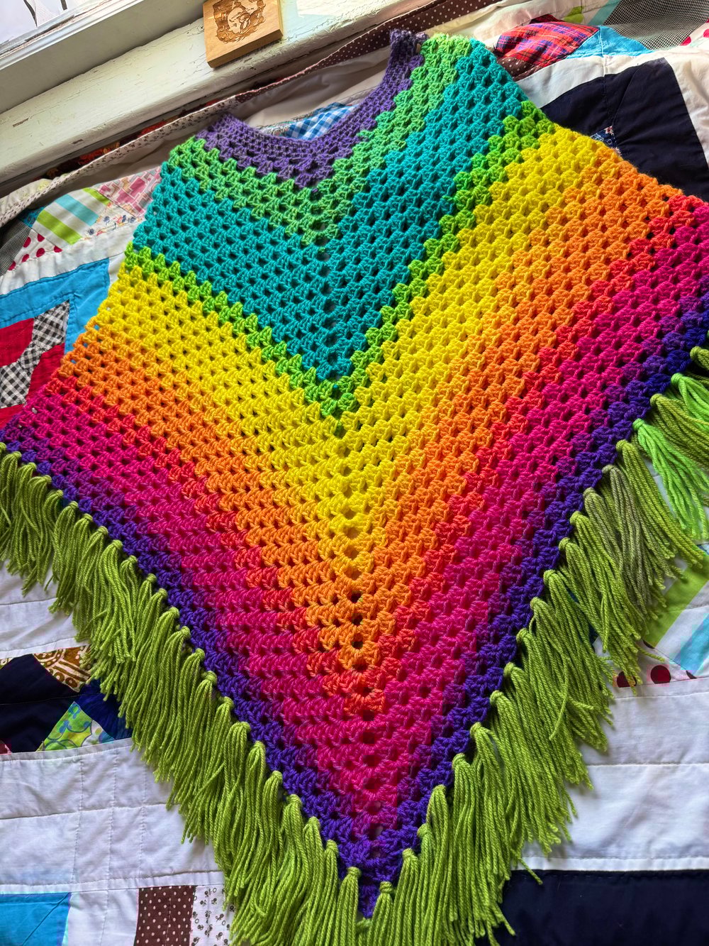 Image of RAINBOW PONCHO 1/1