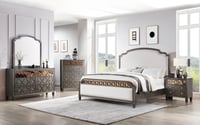 Image 1 of UNi-B086 / KING OR QUEEN BED FRAME SET