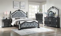 Image 1 of UNi-B091 / KING OR QUEEN BED FRAME SET