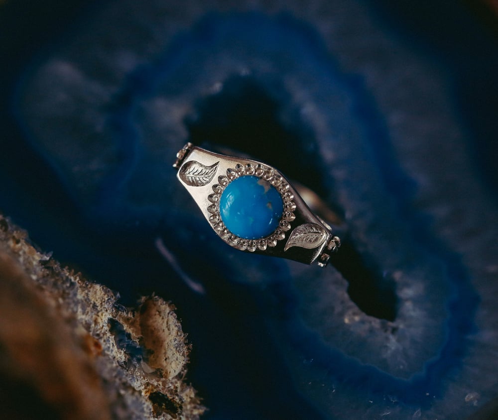 Image of Blue Bird Turquoise Ring