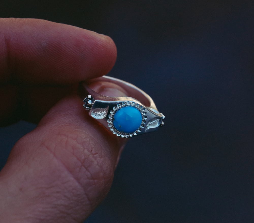 Image of Blue Bird Turquoise Ring