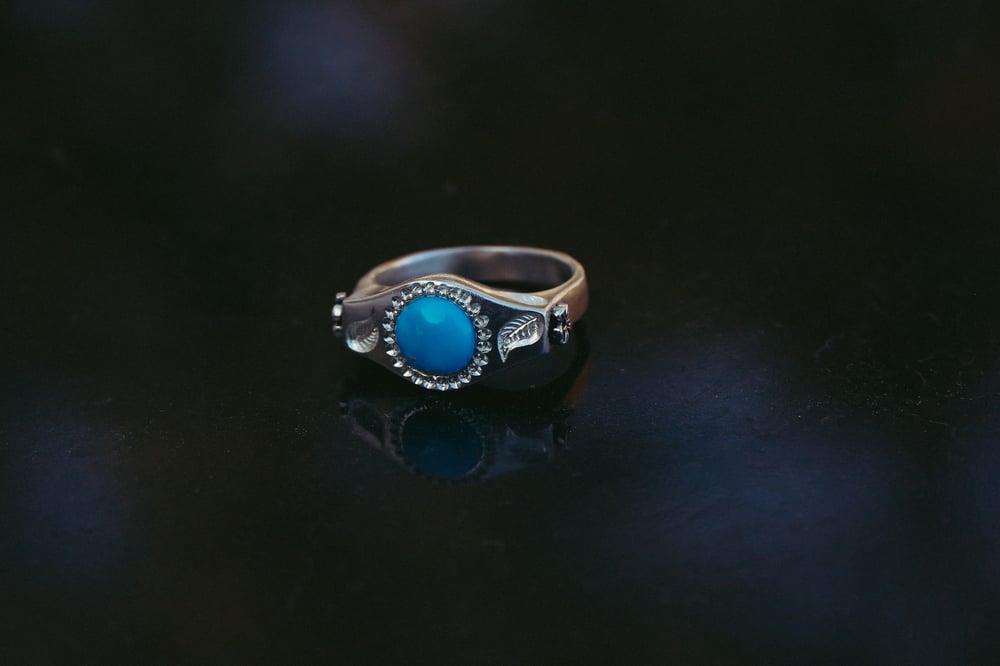 Image of Blue Bird Turquoise Ring