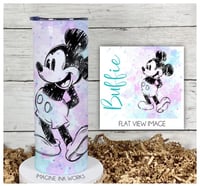 Mickey Mouse 20oz Skinny Tumbler Stainless Steel Water Bottle 