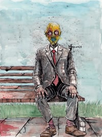 Man on bench