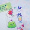 Tama Cafe Sticker Sheet