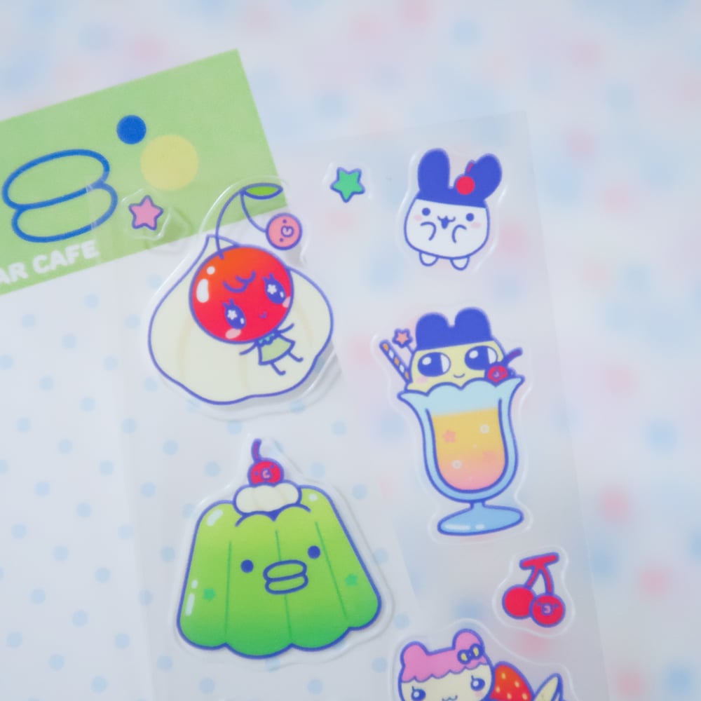 Tama Cafe Sticker Sheet