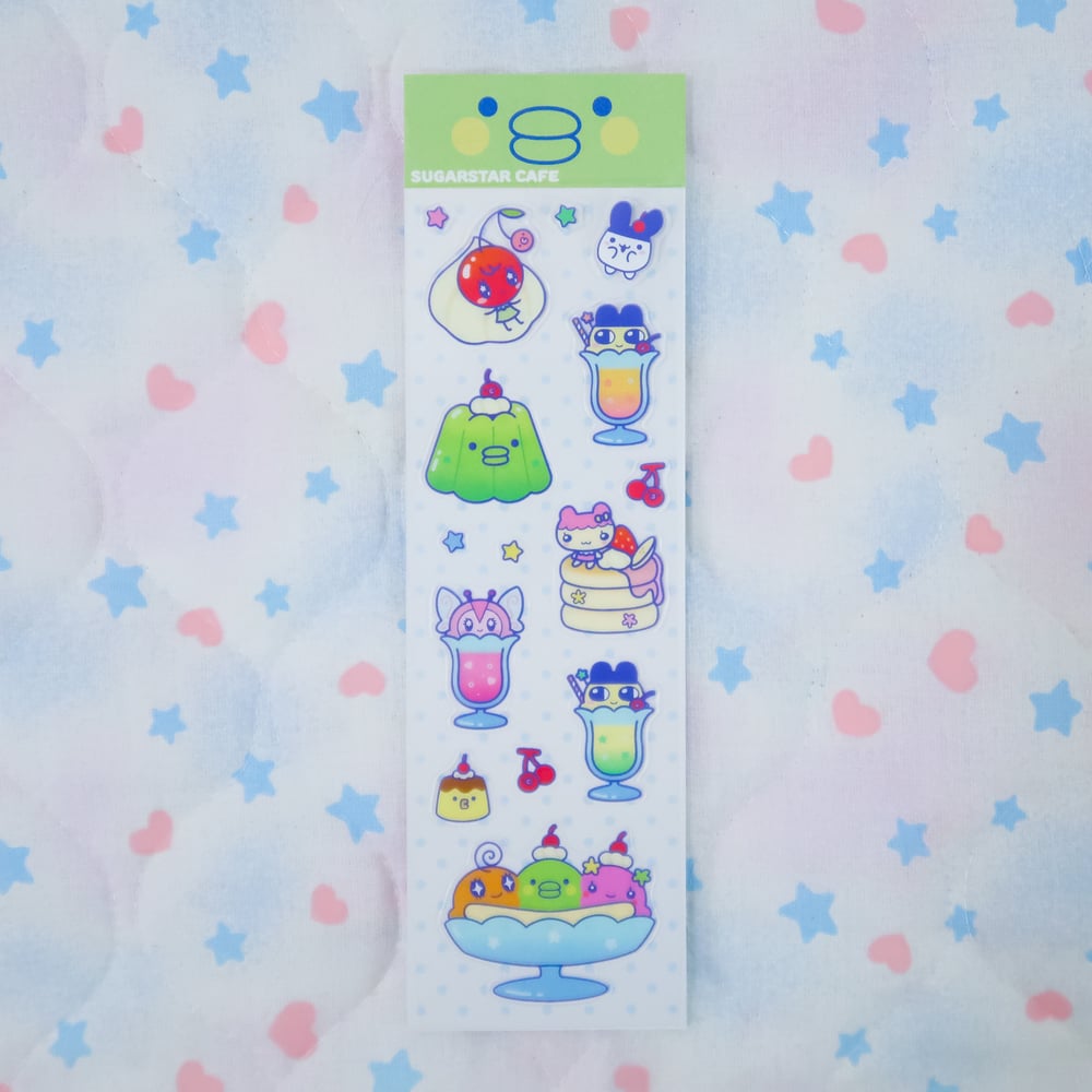 Tama Cafe Sticker Sheet
