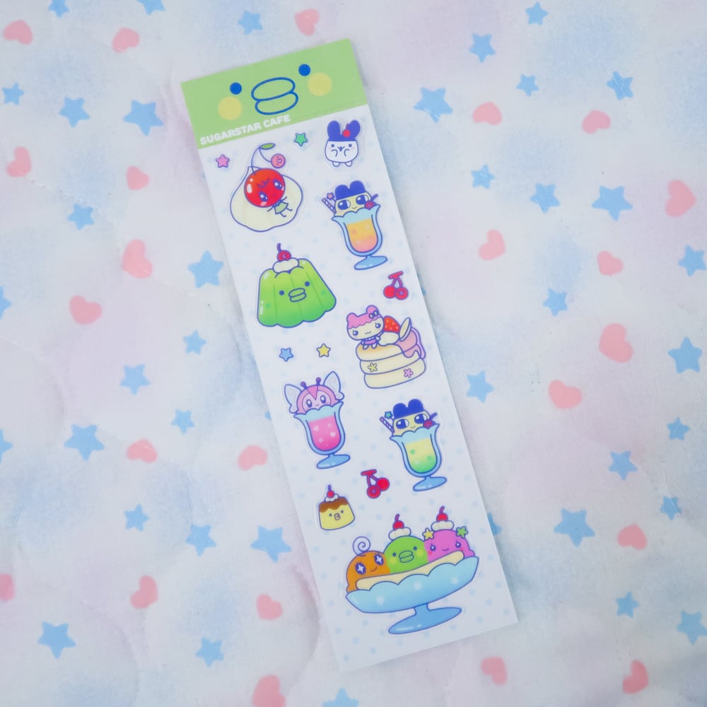 Tama Cafe Sticker Sheet