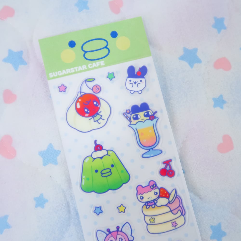 Tama Cafe Sticker Sheet