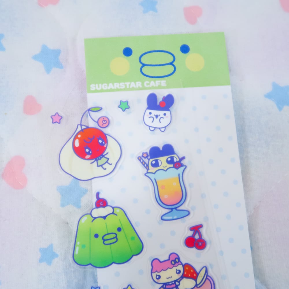 Tama Cafe Sticker Sheet