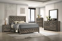 Image 1 of UNi-B500 / KING OR QUEEN BED FRAME SET